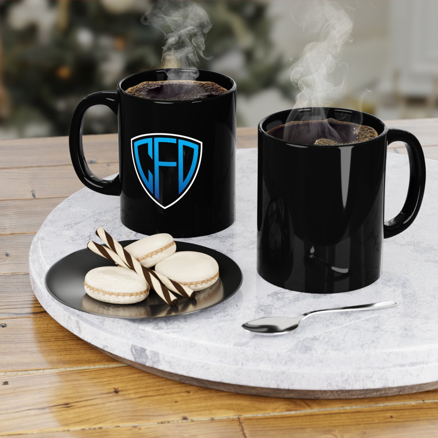 11oz. Black Coffee Mug