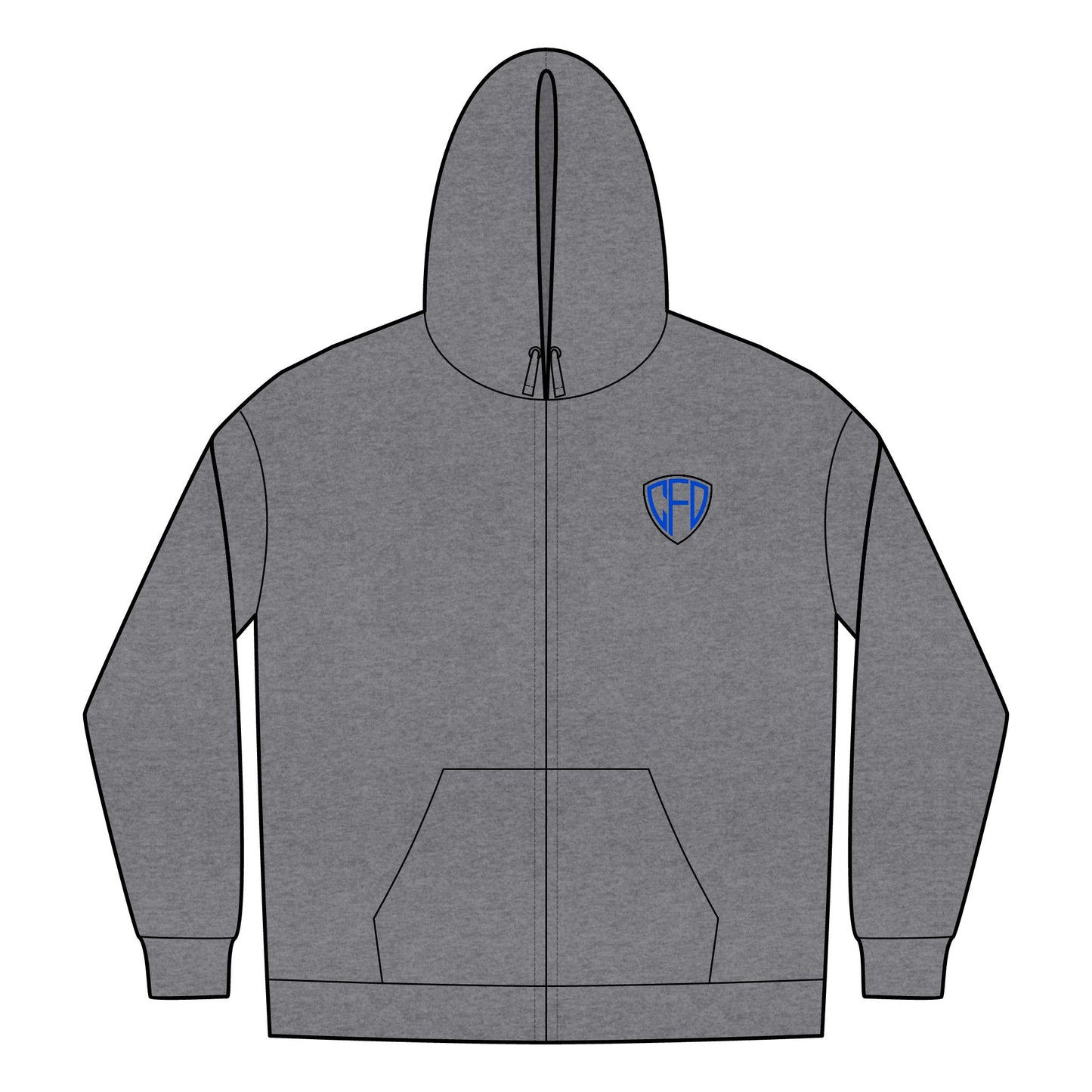 Lightweight CFD Zip Hoodie