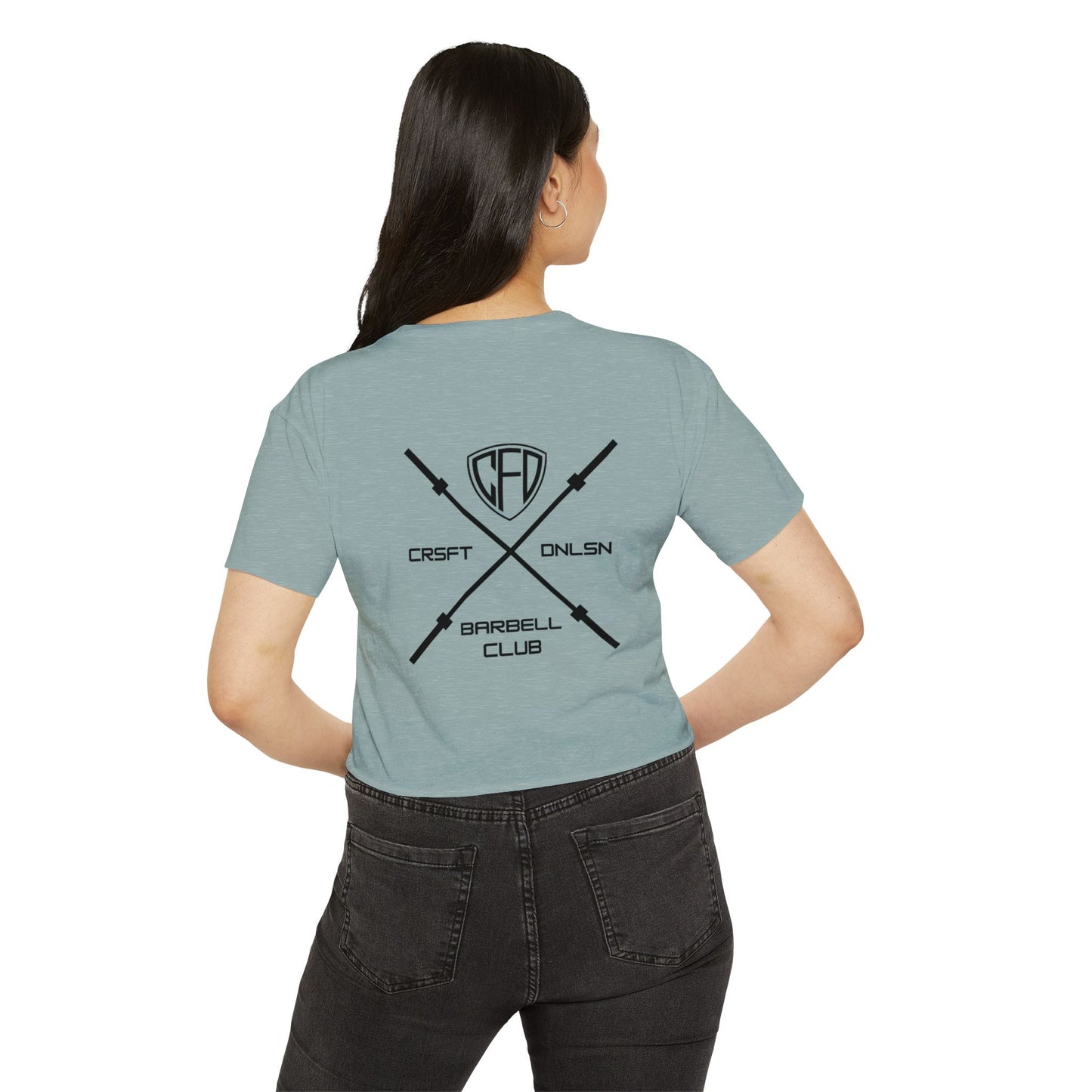 Barbell Club Crop Top