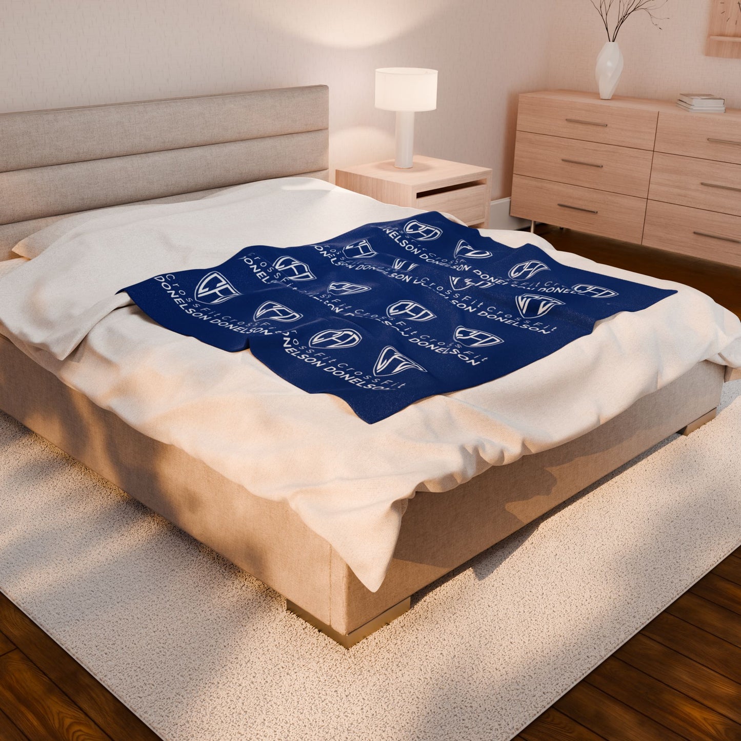 Plush Blanket, Blue