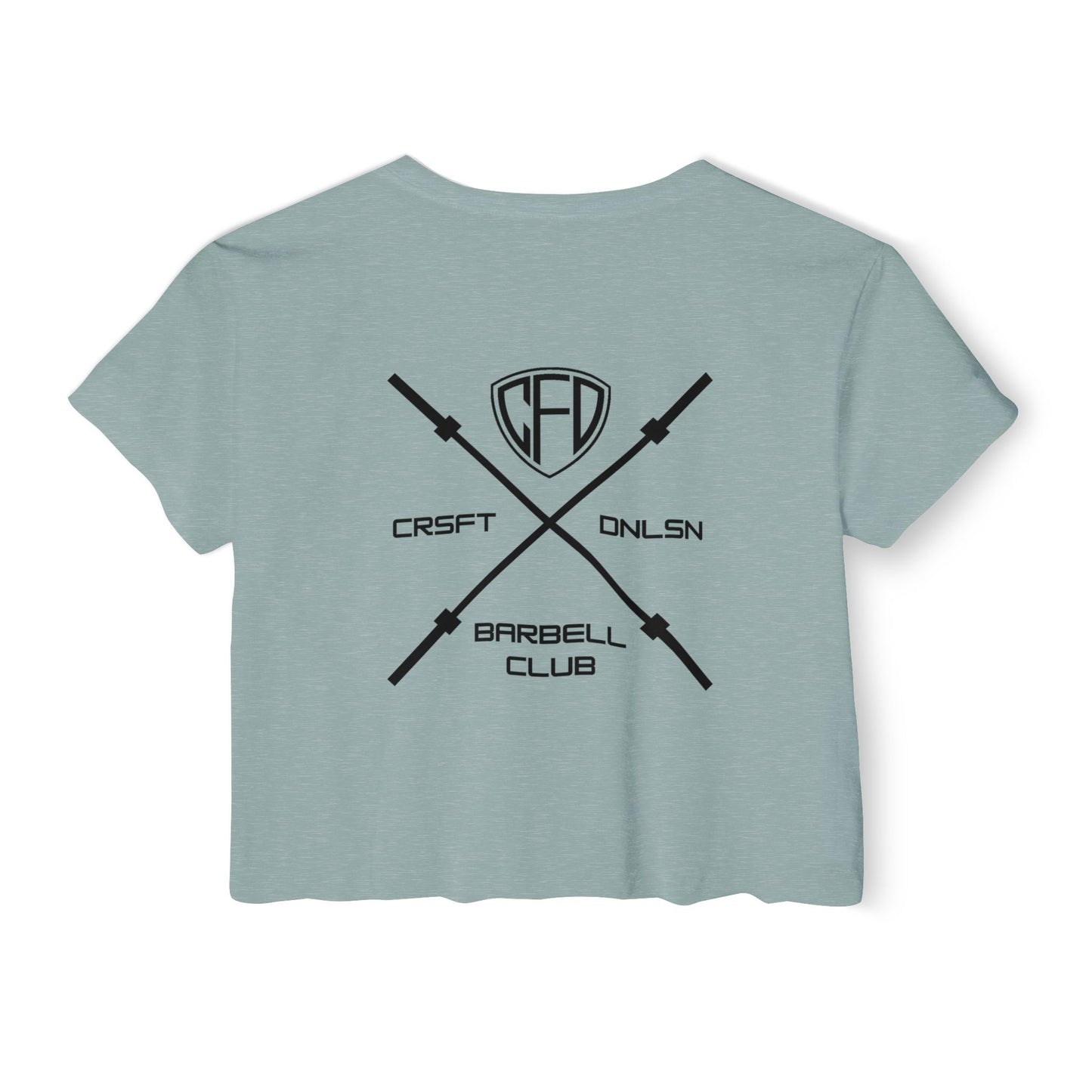 Barbell Club Crop Top