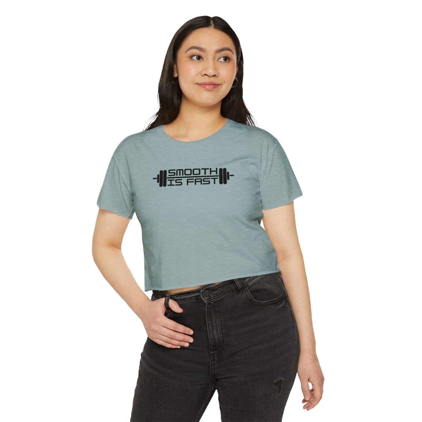 Barbell Club Crop Top