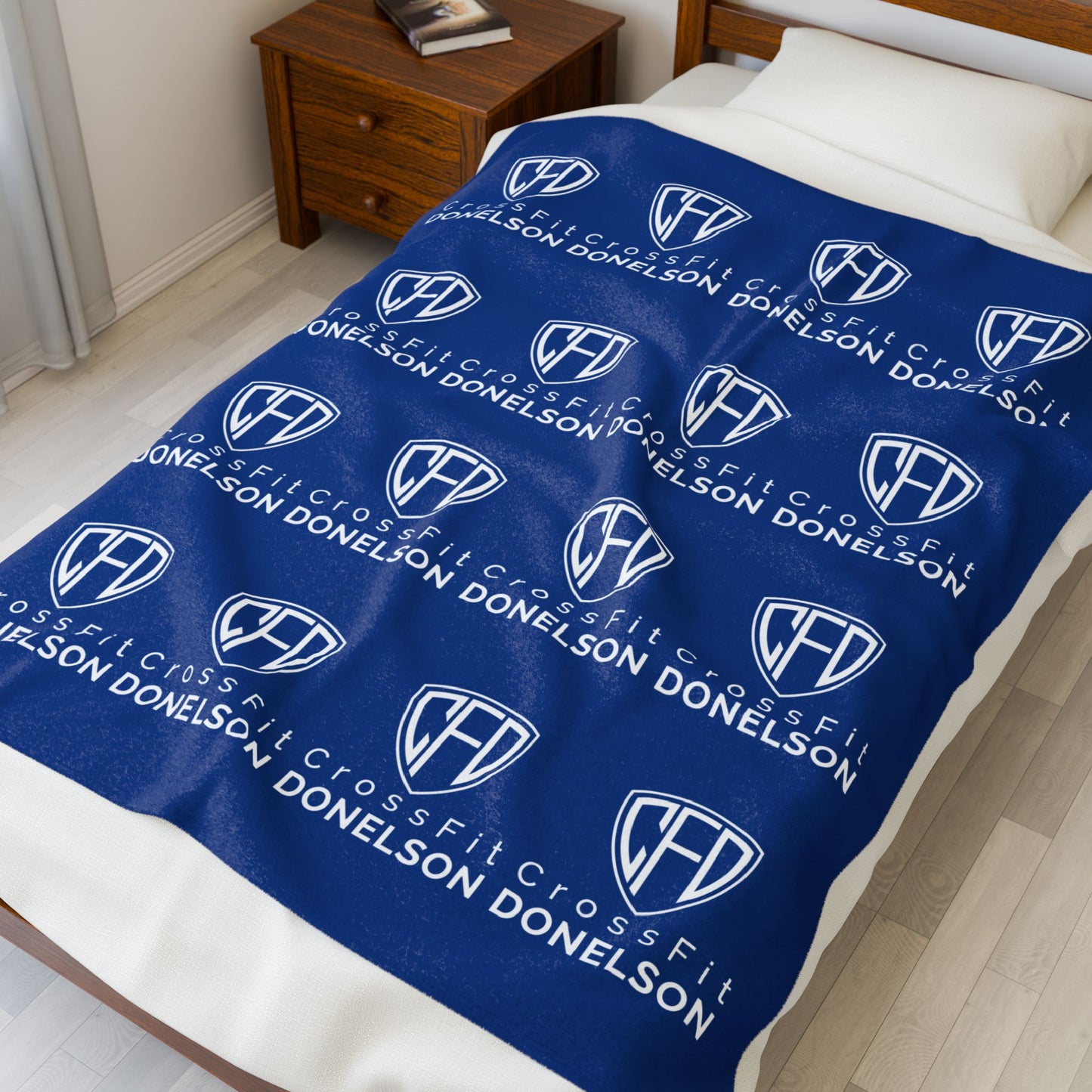 Plush Blanket, Blue