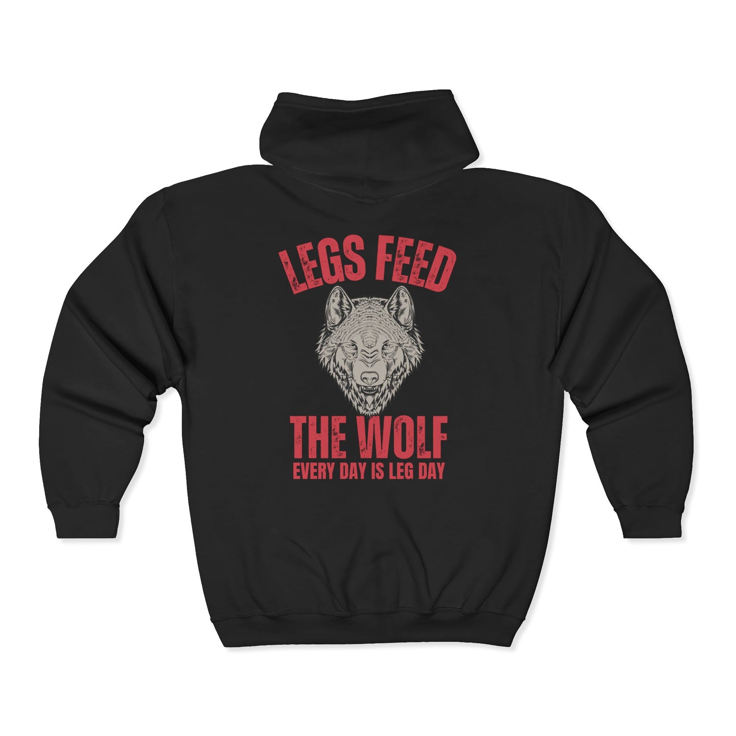 Wolf Full-Zip Hoodie
