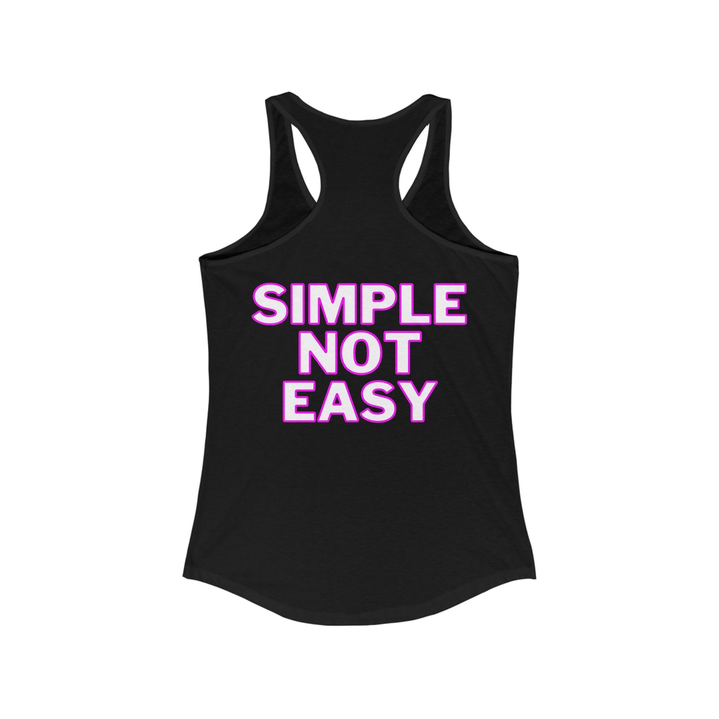 Simple Racerback Tank, Magenta