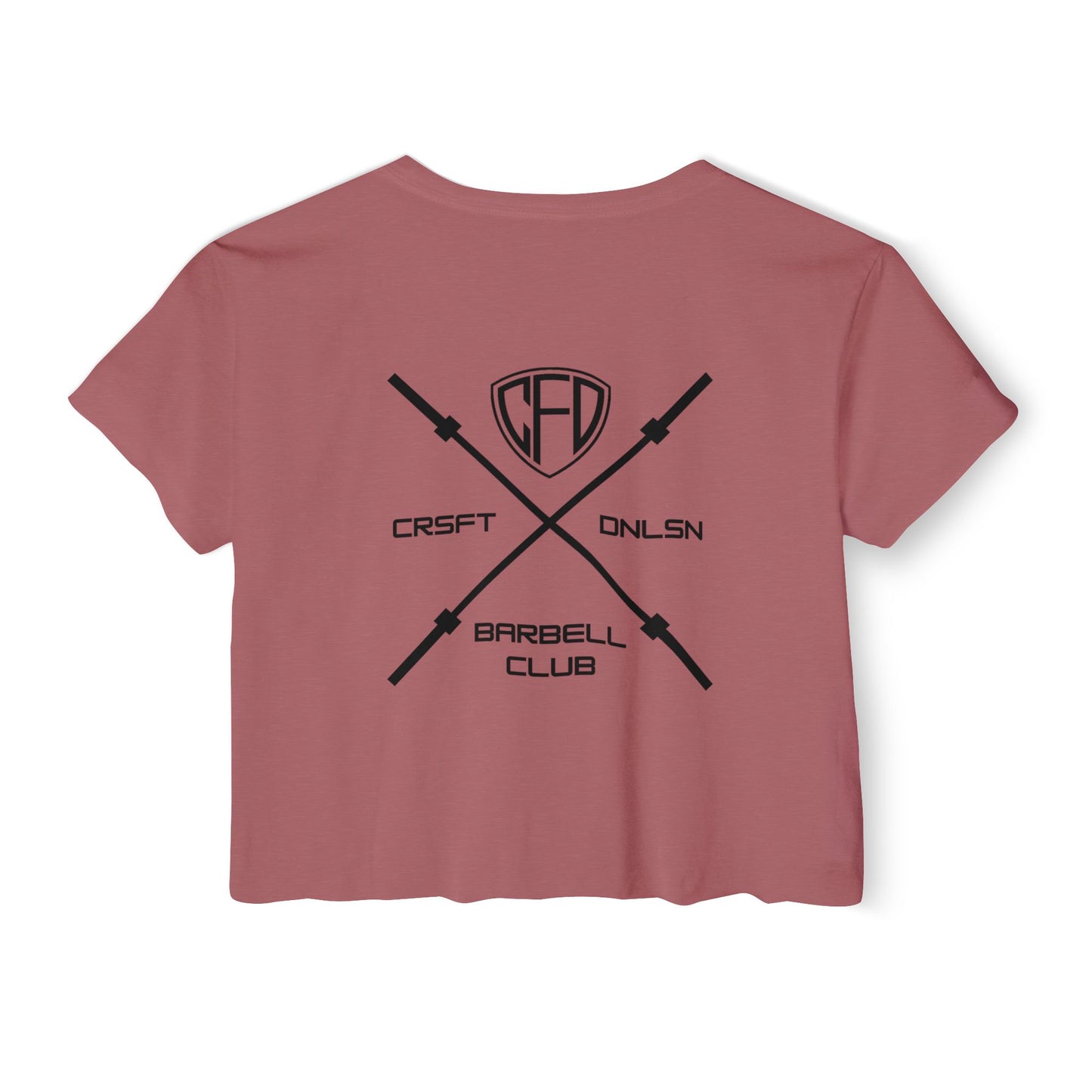 Barbell Club Crop Top