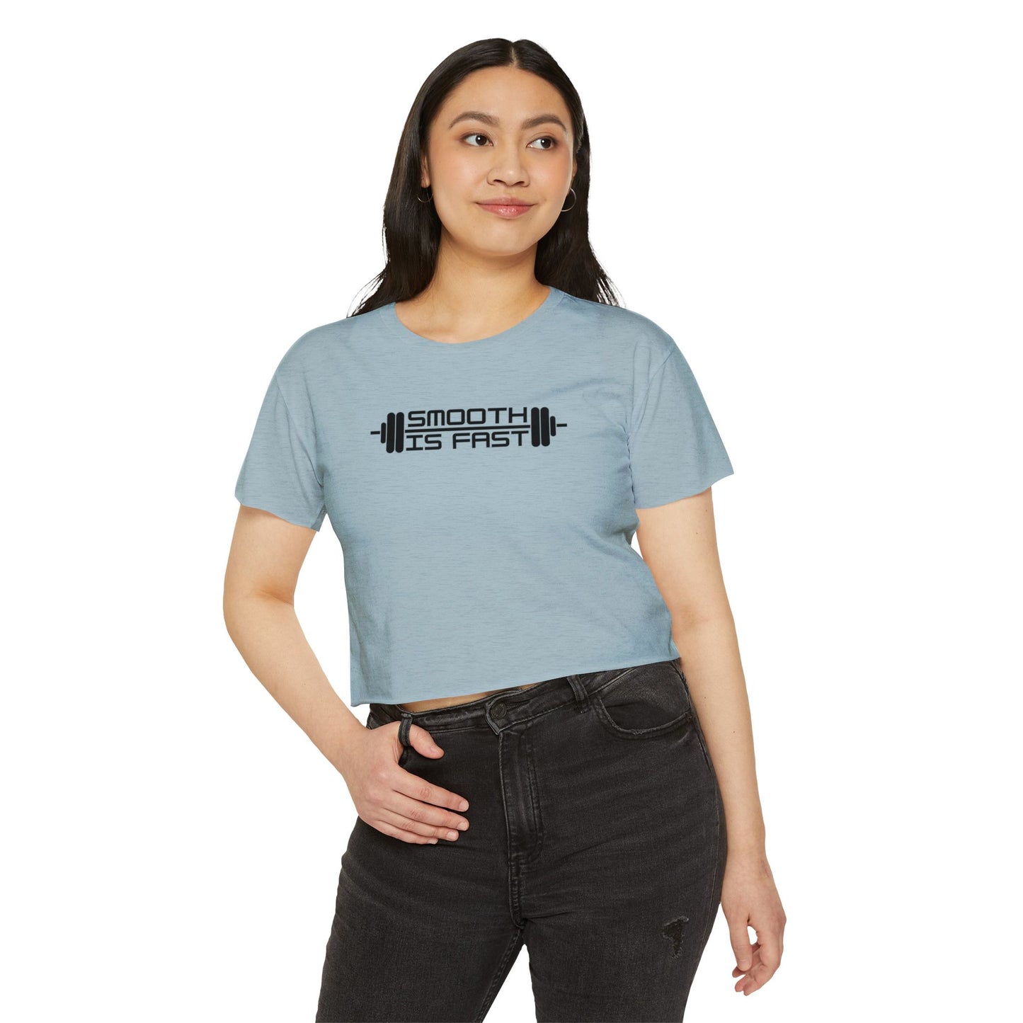 Barbell Club Crop Top