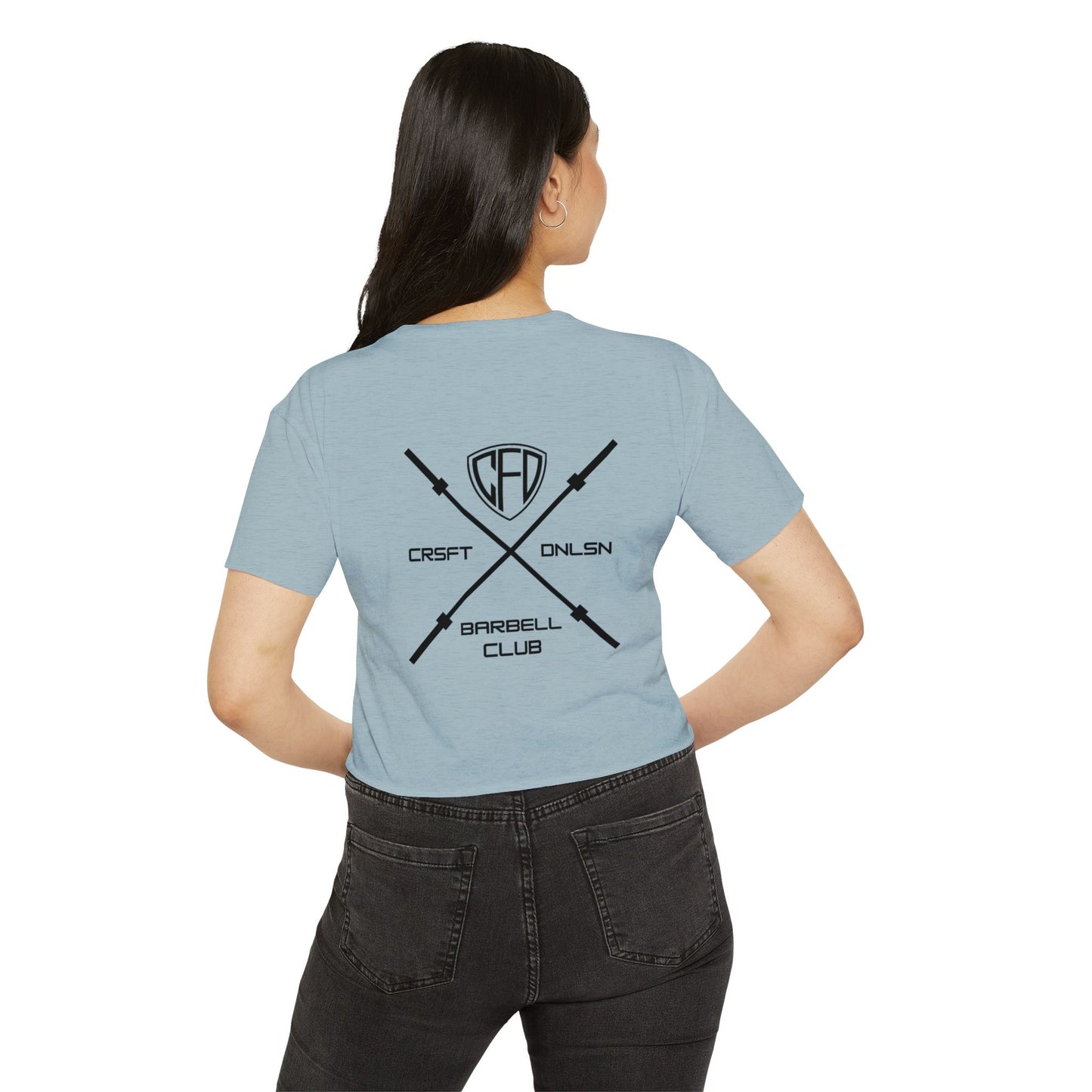 Barbell Club Crop Top