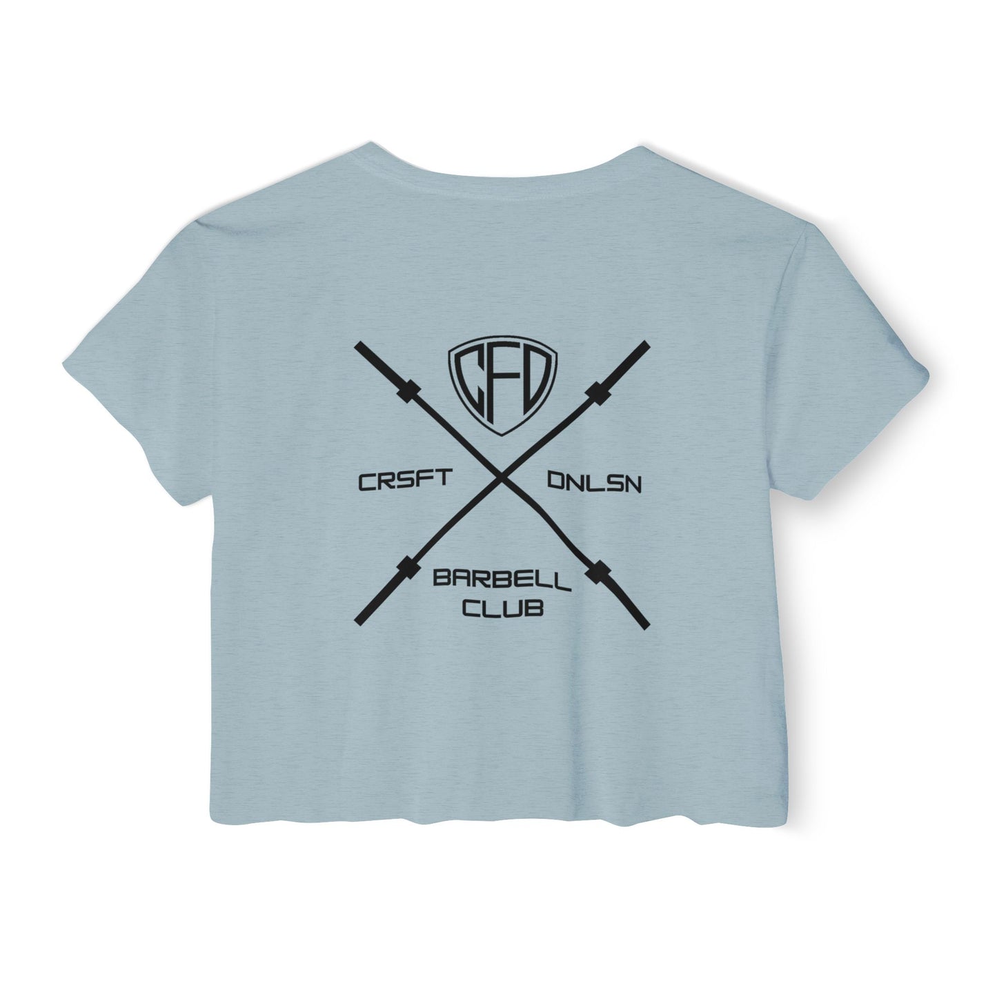 Barbell Club Crop Top