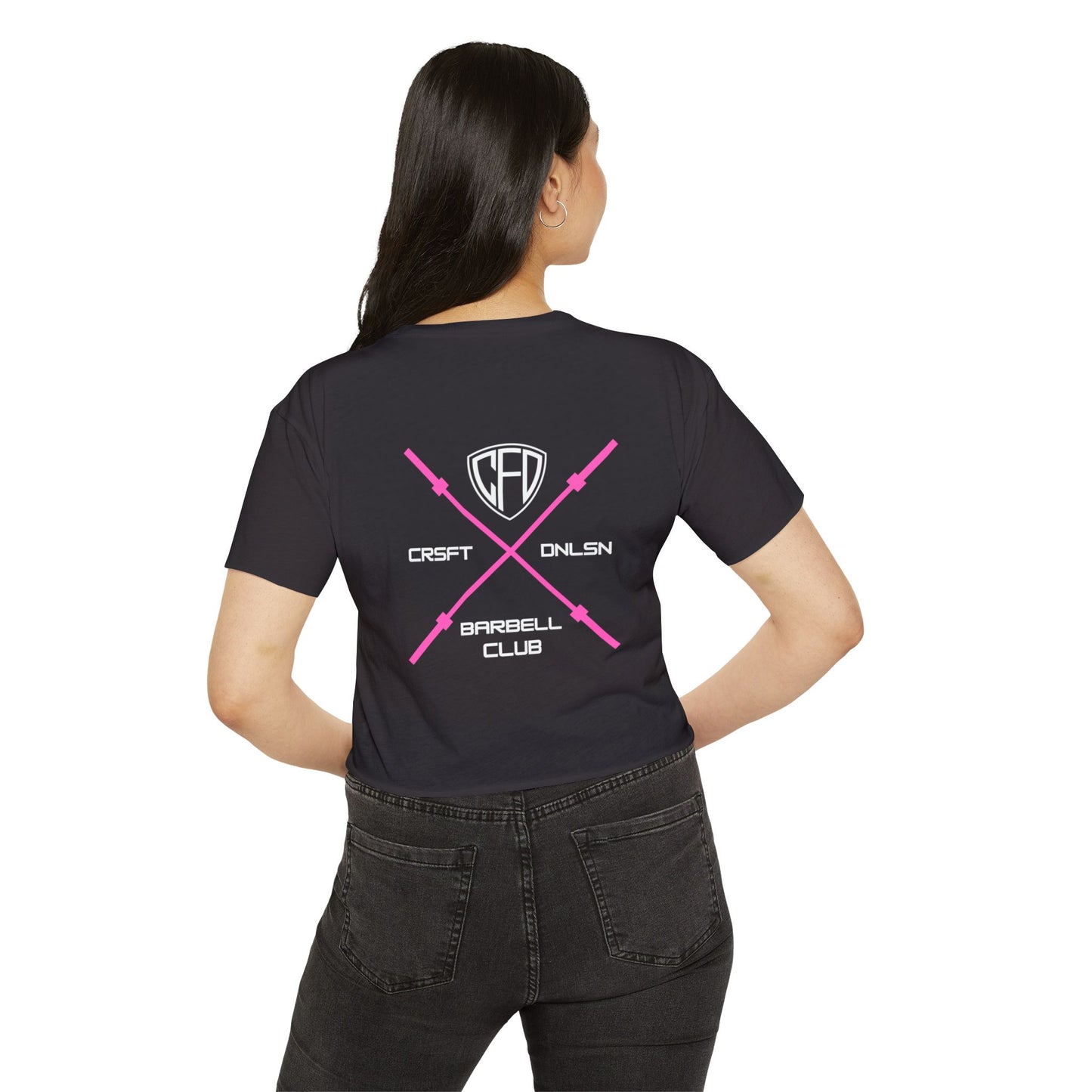 Barbell Club Crop Top