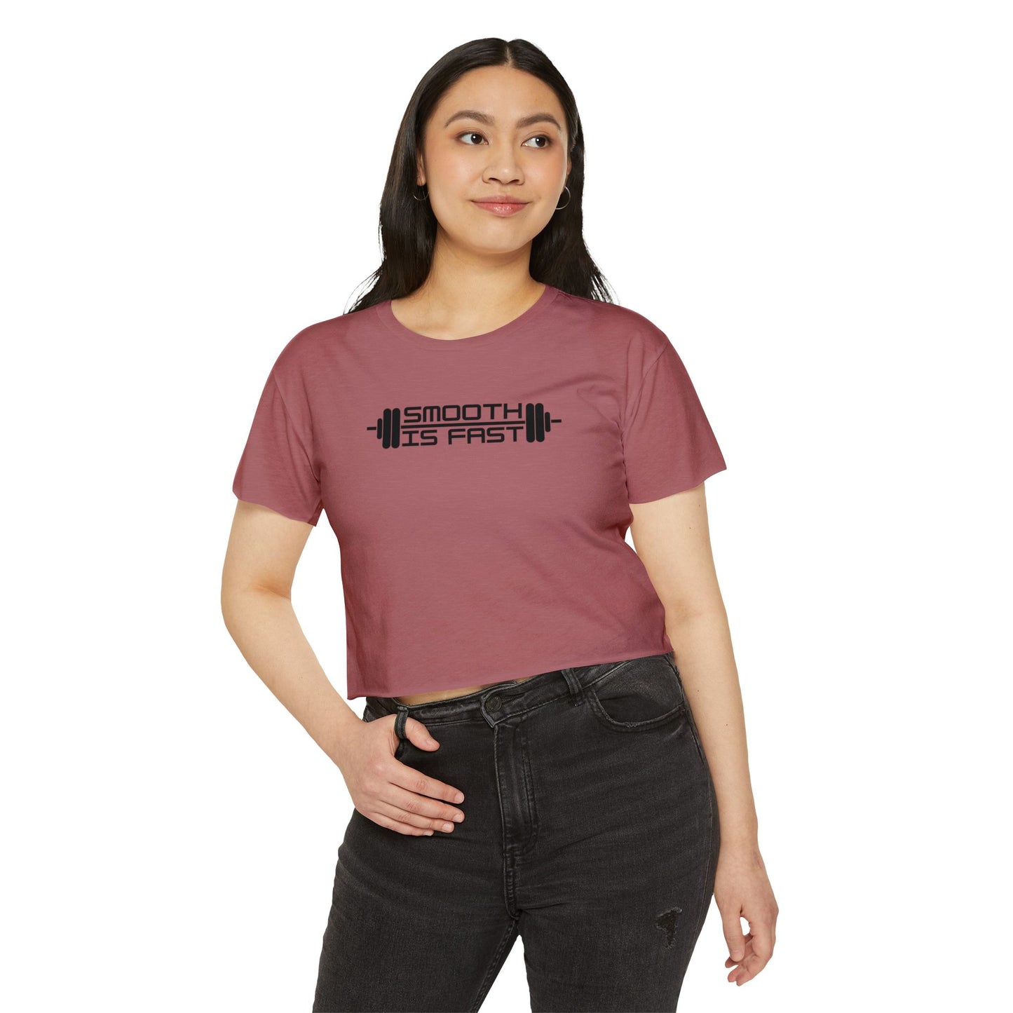 Barbell Club Crop Top