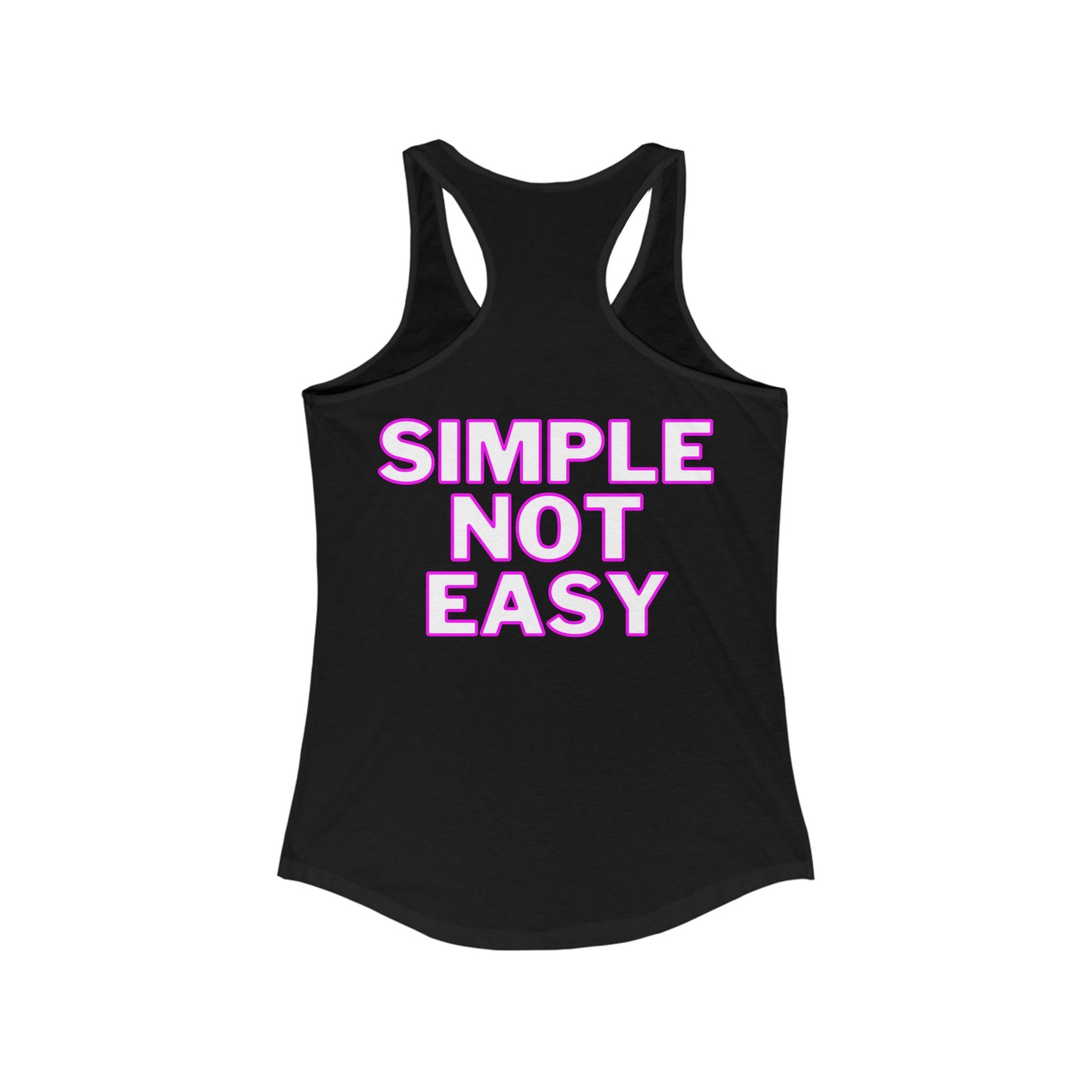 Simple Racerback Tank, Magenta