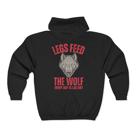 Wolf Full-Zip Hoodie
